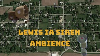 Lewis IA Siren Ambience [upl. by Ardekal]