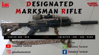 DMR HK416D Remington Handguard Back to Black [upl. by Nosac399]