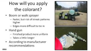 How Its Done The Use Of Turf Colorants On Bermudagrass Putting Greens [upl. by Yorel]