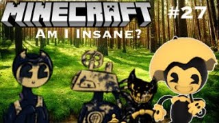 The Projectionist and Sammy Lawrence chase Bendy  BendyPlayz Minecraft PE 27 [upl. by Germann]