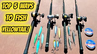 TOP 5 WAYS TO CATCH YELLOWTAIL Terminal Tackle amp Gear Break Down [upl. by Dallis675]