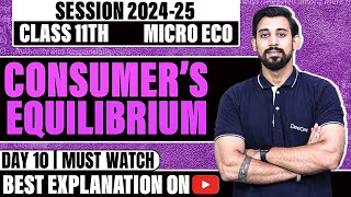 Microeconomics  Consumers Equilibrium  Chapter 2  Part 1 [upl. by Aynuat216]