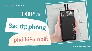 DHL TOP 5 SẠC DỰ PHÒNG PHỔ BIẾN NHẤT HIỆN NAY 2024 [upl. by Blayze]