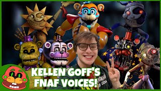 All of Kellen Goff’s FNaF Voices updated [upl. by Waters693]