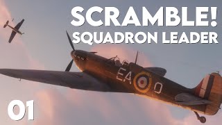 Scramble Squadron Leader Career Ep1  Scramble Battle of Britain Gameplay [upl. by Siulesoj]