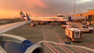 Sunrise Landing Boston — JetBlue Airways — ERJ190 — LGABOS — N307JB [upl. by Warfield]