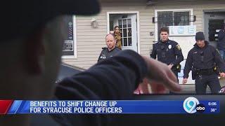 Benefits to the schedule change for Syracuse police officers [upl. by Akeit110]