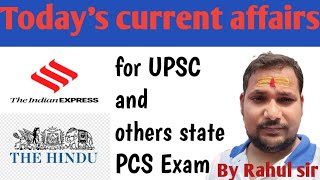 09 November 2024  Current affairs by Rahul sir  for UPSCBPSCUPPSCRPSCROARO and other EXAM [upl. by Eolhc]