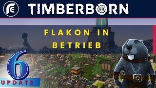 Timberborn Update 6 🦫 Flakon in Betrieb🦫 Episode 197  Lets Play Deutsch RaanEnaris [upl. by Anemij]