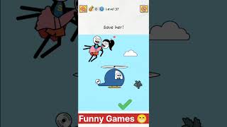 Brain games thief puzzle stickman games  gameplay  smart games games gaming shorts game [upl. by Laurel]