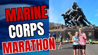 Marine Corps Marathon 2024 A Powerful Experience amp Double PRs [upl. by Inasah616]