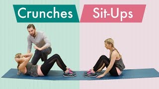 Crunches vs Sit Ups which one is best and how to do it [upl. by Haleemak140]