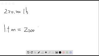 In the following exercises convert the units At takeoff an airplane weighs 220000 pounds Conv… [upl. by Neltiak]