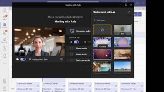 How To Change Meeting Background Before A Meeting On Microsoft Teams [upl. by Atinej]