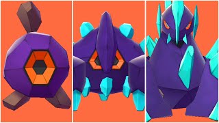 FULL ROGGENROLA EVOLUTION TEAM Shiny Roggenrola Shiny Boldore Shiny Gigalith [upl. by Eeima]