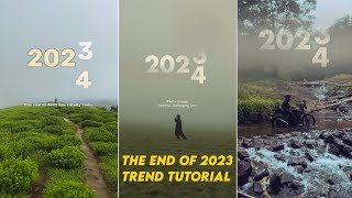 the end of 2023 has finally come reel editing  2023 to 2024 clock animation editing [upl. by Frodin]