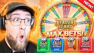 MAX BETS ON THE NEW TREASURE ISLAND GAME SHOW [upl. by Lotsirb]