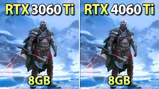 RTX 3060 Ti vs RTX 4060 Ti  Test in 10 Games  DLSS 3 amp FSR 31 Frame Generation [upl. by Etheline]