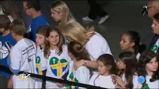 28072013 ENCUENTRO DEL PAPA FRANCISCO CON VOLUNTARIOS DE LA JMJ 2013 [upl. by Turk]