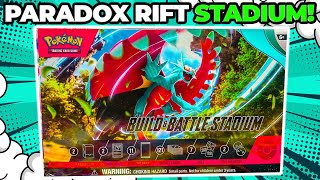 Pokemon Paradox Rift Build amp Battle Stadium Box OPENING [upl. by Irim]