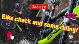 Quick bike check and some riding clips [upl. by Korman]