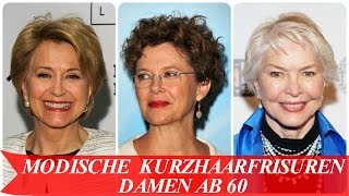 Modische kurzhaarfrisuren damen ab 60 [upl. by Suivatra]