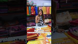 Biggest Factory cotton saree wholesale market Surat saree [upl. by Yeldud]