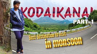 KODAIKANAL TRIP  vlog in telugu  part1  Monsoon tourist destination kodaikanal ooty [upl. by Alihet]