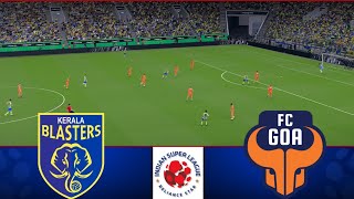 Kerala Blasters FC vs FC Goa  ISL 202425  Watch Along amp eFootball Match [upl. by Huston]