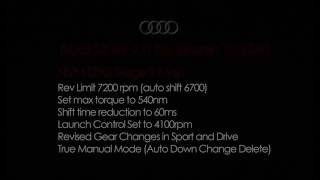 AUDI S3 8P STRONIC 20 TFSI Stage 2 ECU and STRONIC MAP Launch control and 060 mph 0100 kph [upl. by Nref]