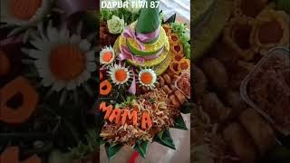 tumpeng ulang tahun mama tumpengultah tumpengnasikuning shorts dapurtiwi87 [upl. by Anile285]