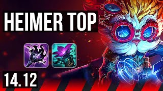 HEIMERDINGER vs DARIUS TOP  700 games Rank 10 Heimer  NA Grandmaster  1412 [upl. by Sidnarb]