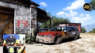 Rebuilding 97 Stagea RS Four V  GTR Wagon Gameplay  Forza Horizon 5  Fanatec [upl. by Lehman]