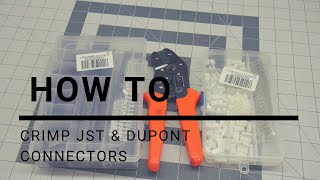 Short  How to Crimp JST amp Dupont Connectors [upl. by Ahseined505]