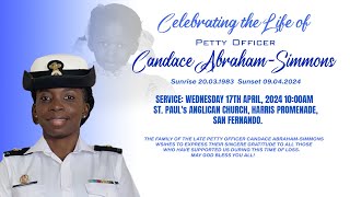 Celebrating the Life of Petty Officer Candace AbrahamSimmons [upl. by Aleek]