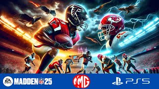 Falcons vs Chiefs in Madden 25 PS5 Who Wins 🏈 madden [upl. by Vine253]