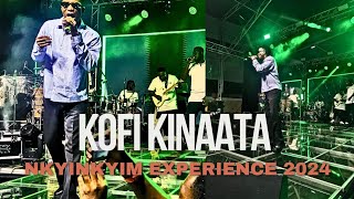 KOFI KINAATA AT THE NKYINKYIM EXPERIENCE 2024 UNDER BRIDGE EVENT CENTRE WITH HIS BAND 🎹🥁🎸💃🔥🔥 [upl. by Botzow632]