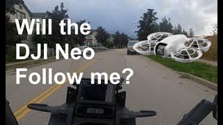 DJI Neo  Motorcycle Testing Flight Modes [upl. by Arimat922]