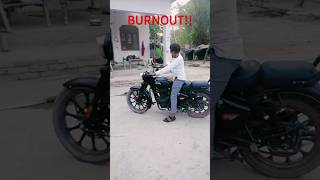 burnout classic350 shorts  viralvideo [upl. by Accemahs826]