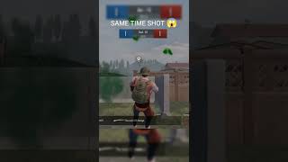 SAME TIME SHOT 😱 bgmi pubgmobile [upl. by Akimert]