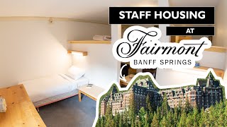 STAFF HOUSING AT FAIRMONT BANFF SPRINGS [upl. by Akcirehs]