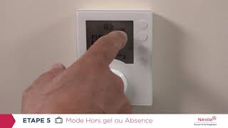 Comment régler le thermostat en mode horsgel [upl. by Euqinomad821]