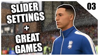 FIFA 22  Goalkeeper Career Mode 03  MY SLIDER SETTINGS [upl. by Sew]