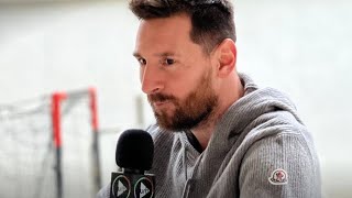 Messi Interview  On what it means to win World Cup Wout Weghorst clash Louis Van Gaal argument [upl. by Lonny]