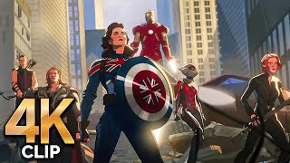 Avengers Assemble Scene  WHAT IF SEASON 2 2023 CLIP 4K [upl. by Aitital170]