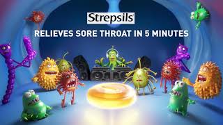 Strepsils for fast effective relief at first signs of sore throat [upl. by Anyrtak360]