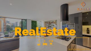 VENTA DE APARTAMENTO AUTOMATIZADO SEMI AMOBLADOBalcony 126 [upl. by Francisco359]