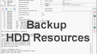 How to Backup Firmware Resources of Seagate F3 with MRT data recovery tools [upl. by Adnawat]