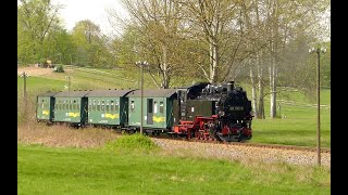 Lößnitzgrundbahn im Frühling [upl. by Town]