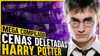 QUASE TRÊS HORAS DE CENAS DELETADAS DOS FILMES DE HARRY POTTER  Mega Compilado Magia do Cinema [upl. by Haleak556]